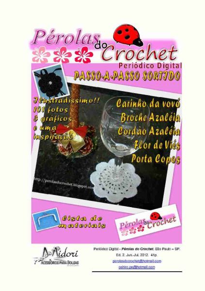 Periódico Digital Pérolas do Crochet - 2012 (un)
